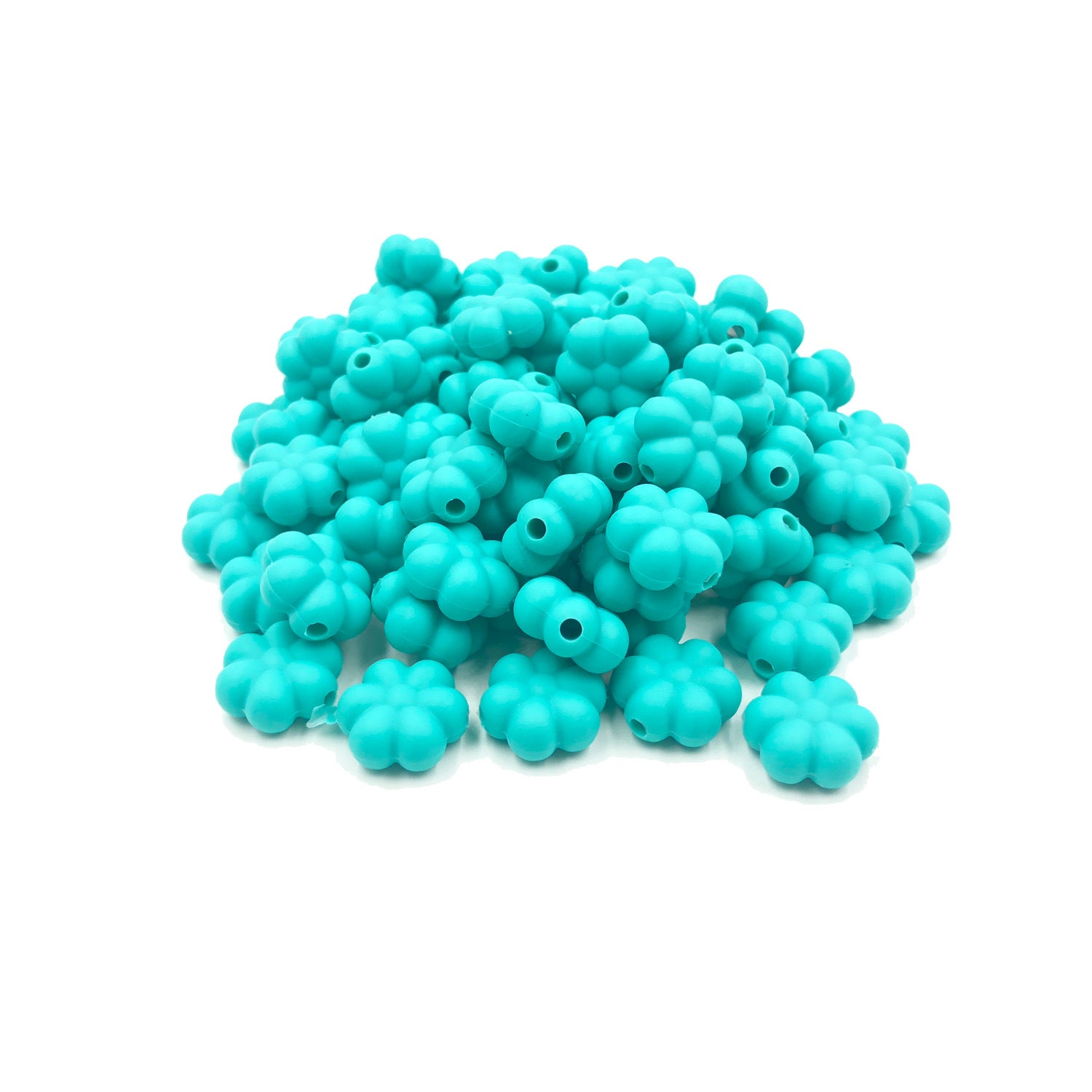 Cuentas sueltas de calabaza multicolor de calabaza de calabaza de silicona al por mayor